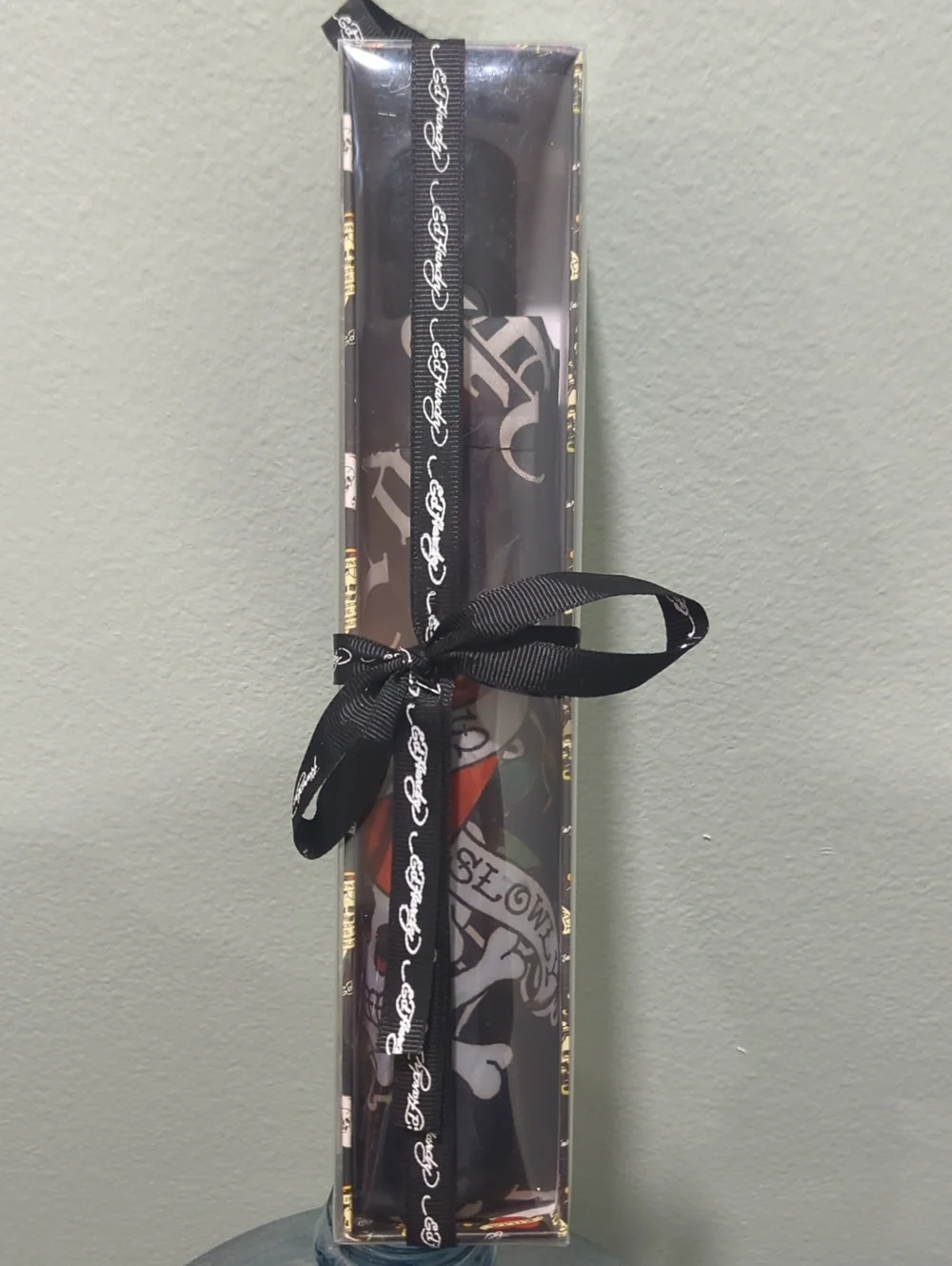 Ed Hardy Auto Open / Auto Close Umbrella – New in Original Box